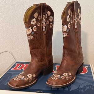 Brown Embroidered Cowboy Boots by Cavender’s